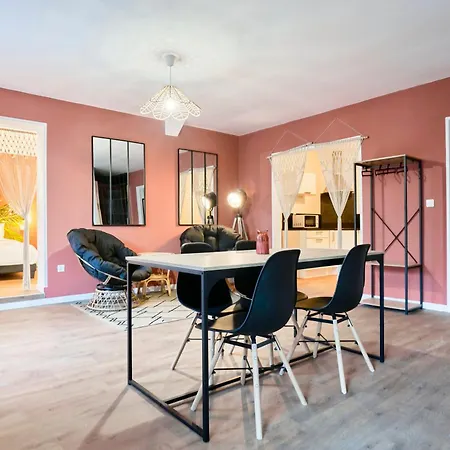 Ng Suitehome - Lille I Barbieux I Montesquieu - Balneo - Netflix - Wifi - Jardin Апартаменты